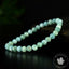Bracelet Larimar perles 6mm rondes facettées AA