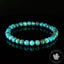 Bracelet Chrysocolle 6mm perles rondes AAA , Communication - Relaxation - Absorption