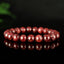 Bracelet Rubis Rouge perles 9mm rondes Myanmar AAA - Pensée positive - Entretien - Stabilité - #2