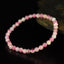 Bracelet Tourmaline Rose Claire Rubellite AA perles 5mm rondes facettées - Stimulation - Créativité - Amour