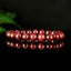 Bracelet Rubis Rouge perles 9mm rondes Myanmar AAA - Pensée positive - Entretien - Stabilité - #2