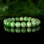 Bracelet Tsavorite Grenat Vert perles 9mm AA - Bijou unique #3 - Confiance en soi - Intuition - Vitalité