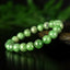 Bracelet Tsavorite Grenat Vert perles 9mm AA - Bijou unique #3 - Confiance en soi - Intuition - Vitalité