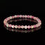 Bracelet Tourmaline Rose Claire Rubellite AA perles 5mm rondes facettées - Stimulation - Créativité - Amour