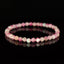 Bracelet Tourmaline Rose Claire Rubellite AA perles 5mm rondes facettées - Stimulation - Créativité - Amour