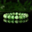 Bracelet Tsavorite Grenat Vert perles 9mm AA - Bijou unique #1 - Confiance en soi - Intuition - Vitalité