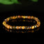 Bracelet Oeil du Tigre perles 5mm carrées facettes régulières AA - Protection - Esprit pratique - Sociabilité - Réalisme
