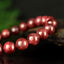 Bracelet Rubis Rouge perles 9mm rondes Myanmar AAA - Pensée positive - Entretien - Stabilité - Bijou unique #3