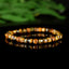 Bracelet Oeil du Tigre perles 5mm carrées facettes régulières AA - Protection - Esprit pratique - Sociabilité - Réalisme