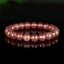 Bracelet Quartz Fraise de Madagascar 9mm avec reflets dorés AAA - Quartz à Hématite Lepidocrocite