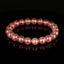 Bracelet Quartz Fraise de Madagascar 9mm avec reflets dorés AAA - Quartz à Hématite Lepidocrocite