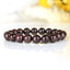 Bracelet Grenat Rouge Almandin du Brésil perles 10mm rondes - Initiation - Stimulation - Eclat