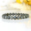 Bracelet Spectrolite Labradorite Noire perles rondes 8mm qualité simple - Bracelet Protection aux reflets bleu indigo