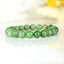 Bracelet Tsavorite Grenat Vert perles 9mm AA - Bijou unique #3 - Confiance en soi - Intuition - Vitalité