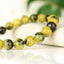 Lizardite Serpentine noble AA Bracelet 8mm perles rondes - Réconfort - Circulation - Edification