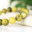 Lizardite Serpentine noble AA Bracelet 10mm perles rondes - Réconfort - Circulation - Edification