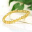 Bracelet Apatite Jaune 6mm perles rondes AA - Guérison - Equilibre spirituel