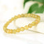 Bracelet Apatite Jaune 6mm perles rondes AA - Guérison - Equilibre spirituel