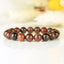 Bracelet Grenat Orange Spessartite AA perles rondes 10mm - Fortification - Stimulation - Eclat