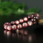 RARE Bracelet Lépidolite Violette perles 10mm rondes AAA avec reflets - Accomplissement - Sécurité - Instinct