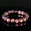 RARE Bracelet Lépidolite Violette perles 10mm rondes AAA avec reflets - Accomplissement - Sécurité - Instinct