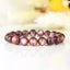 RARE Bracelet Lépidolite Violette perles 10mm rondes AAA avec reflets - Accomplissement - Sécurité - Instinct