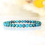Bracelet Chrysocolle 6mm perles rondes AAA , Communication - Relaxation - Absorption