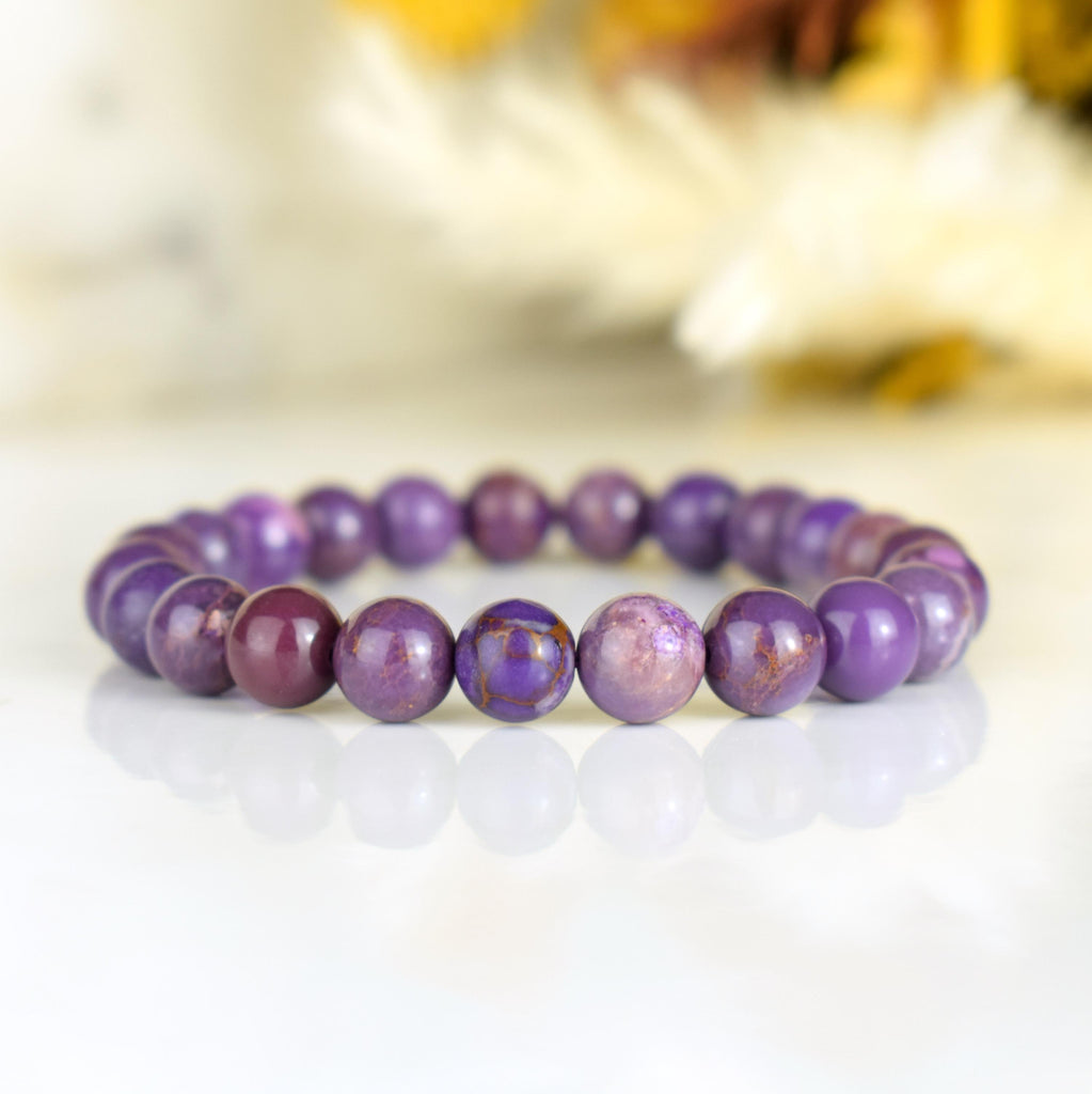 Bracelet Phosphosidérite AA perles 8mm rondes - Régénération - Apaisement - Equilibre