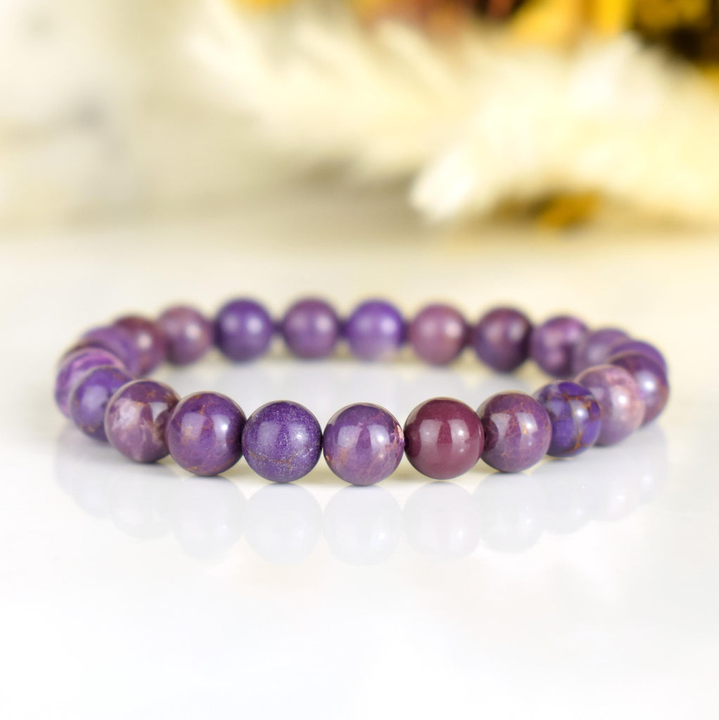 Bracelet Phosphosidérite AA perles 8mm rondes - Régénération - Apaisement - Equilibre