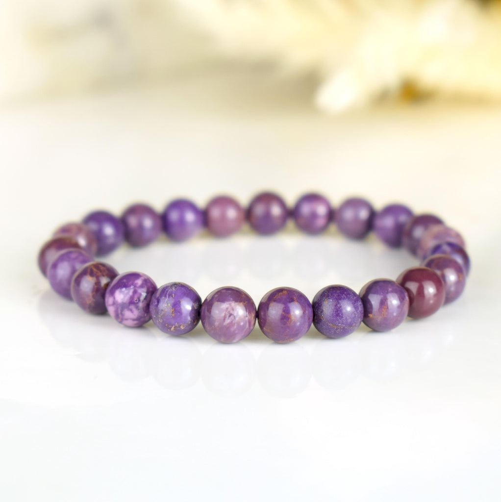 Bracelet Phosphosidérite AA perles 8mm rondes - Régénération - Apaisement - Equilibre