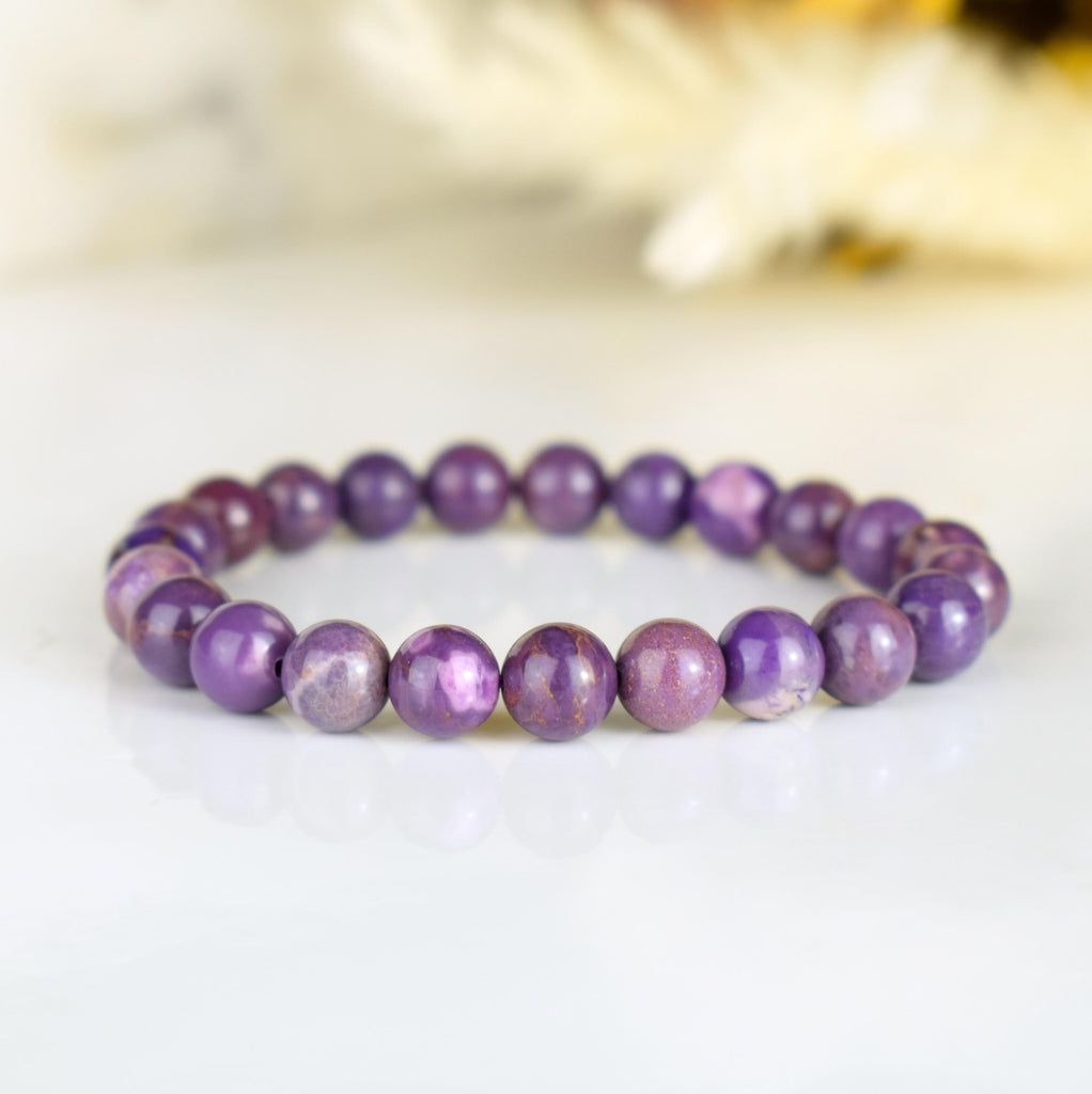 Bracelet Phosphosidérite AA perles 8mm rondes - Régénération - Apaisement - Equilibre
