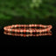 Bracelet Andésine perles rondes facettées 4mm grade AAA