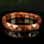 Bracelet Grenat Hessonite naturel perles 10mm x 10mm - Clarté – Confiance – Vitalité - Bijou unique #2