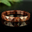 Bracelet Grenat Hessonite naturel perles 10mm x 10mm - Clarté – Confiance – Vitalité - Bijou unique #3