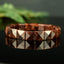 Bracelet Grenat Hessonite naturel perles 10mm x 10mm - Clarté – Confiance – Vitalité - Bijou unique #3