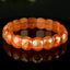 Bracelet Cornaline perles 14mm x 12mm AAA - Confiance - Réchauffement - Energie - Bijou unique #3