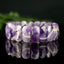 Améthyste Chevron Bracelet perles facettées 20mm x 10mm grade AAA - Bijou unique #1