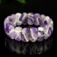 Améthyste Chevron Bracelet perles facettées 20mm x 10mm grade AAA - Bijou unique #1