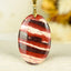 Grand Pendentif Jaspe Peau de Serpent - 47mm x 30mm cabochon unique en pierre naturelle #533