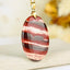 Grand Pendentif Jaspe Peau de Serpent - 47mm x 30mm cabochon unique en pierre naturelle #533