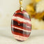 Grand Pendentif Jaspe Peau de Serpent - 47mm x 30mm cabochon unique en pierre naturelle #533