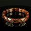 Bracelet Grenat Hessonite naturel perles 10mm x 10mm - Clarté – Confiance – Vitalité - Bijou unique #3