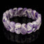 Améthyste Chevron Bracelet perles facettées 20mm x 10mm grade AAA - Bijou unique #1