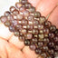 Bracelet Rubis étoilé non traité perles rondes 8mm du Mozambique - Pensée positive - Entretien - Stabilité