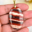Grand Pendentif Jaspe Peau de Serpent - 47mm x 30mm cabochon unique en pierre naturelle #533