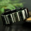 Bracelet Jade foncé perles 23mm x 15mm naturelles AAA Nephrite - Stabilité - Instinct - Longévité #2