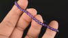 Bracelet Améthyste 4mm perles rondes facettées - Intégration - Calme spirituel - Guérison