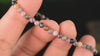 Bracelet Saphir Multicolore 4mm perles rondes facettées naturelles - Pensée positive - Entretien - Stabilité