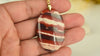 Grand Pendentif Jaspe Peau de Serpent - 47mm x 30mm cabochon unique en pierre naturelle #533