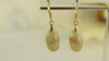 Boucles Oreilles Saphir Jaune – Richesse - Pouvoir - Santé – Bijou Élégant Minimaliste – Gemstone Drop Earrings #40